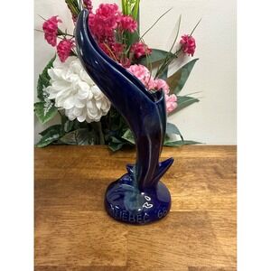 Beauceware‎ Quebec 1968 Lions Club Commemorative Vase MCM Canadian Pottery